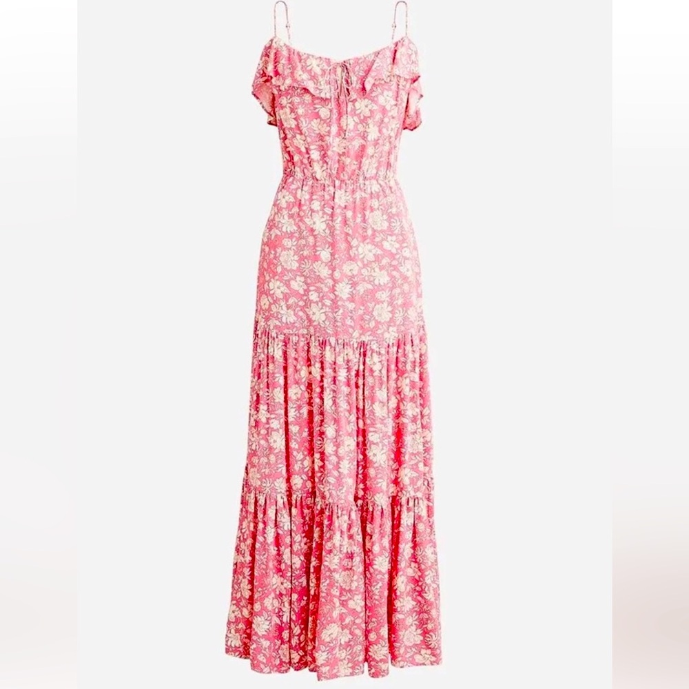 JCrew Tiered Maxi Dress